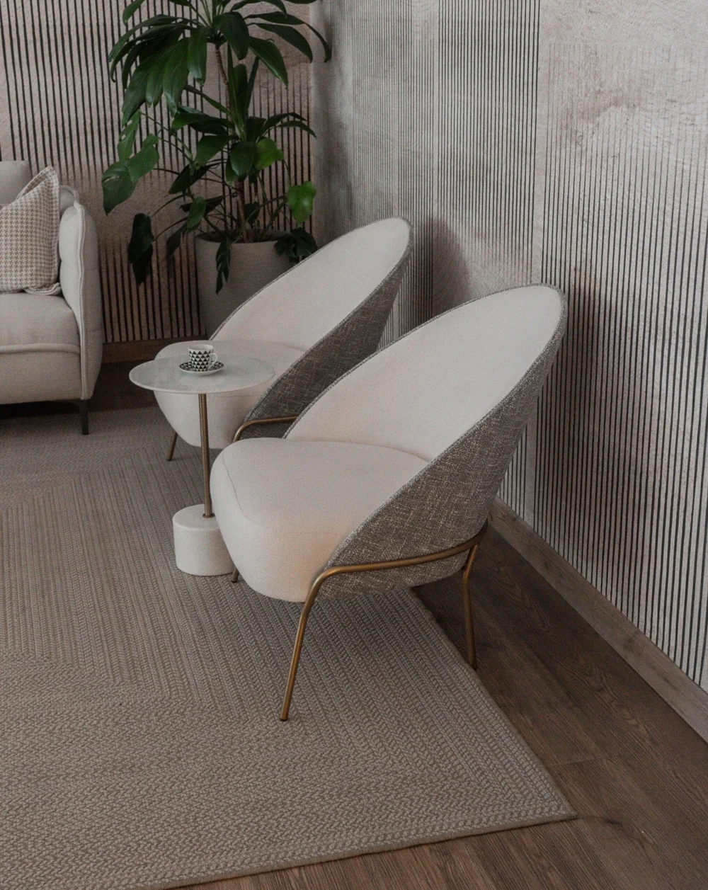 Fotografía original de la Poltrona Menfis publicada por Sierra Muebles.